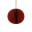 Kugle i Genbrugspapir - Rød 7.5 cm.
