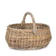 Flot og stærk kurv B35xL50xH25 i Grå Rattan