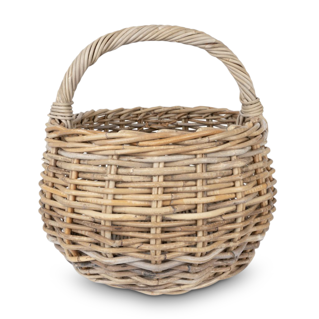 Flot og stærk kurv B35xL50xH25 i Grå Rattan