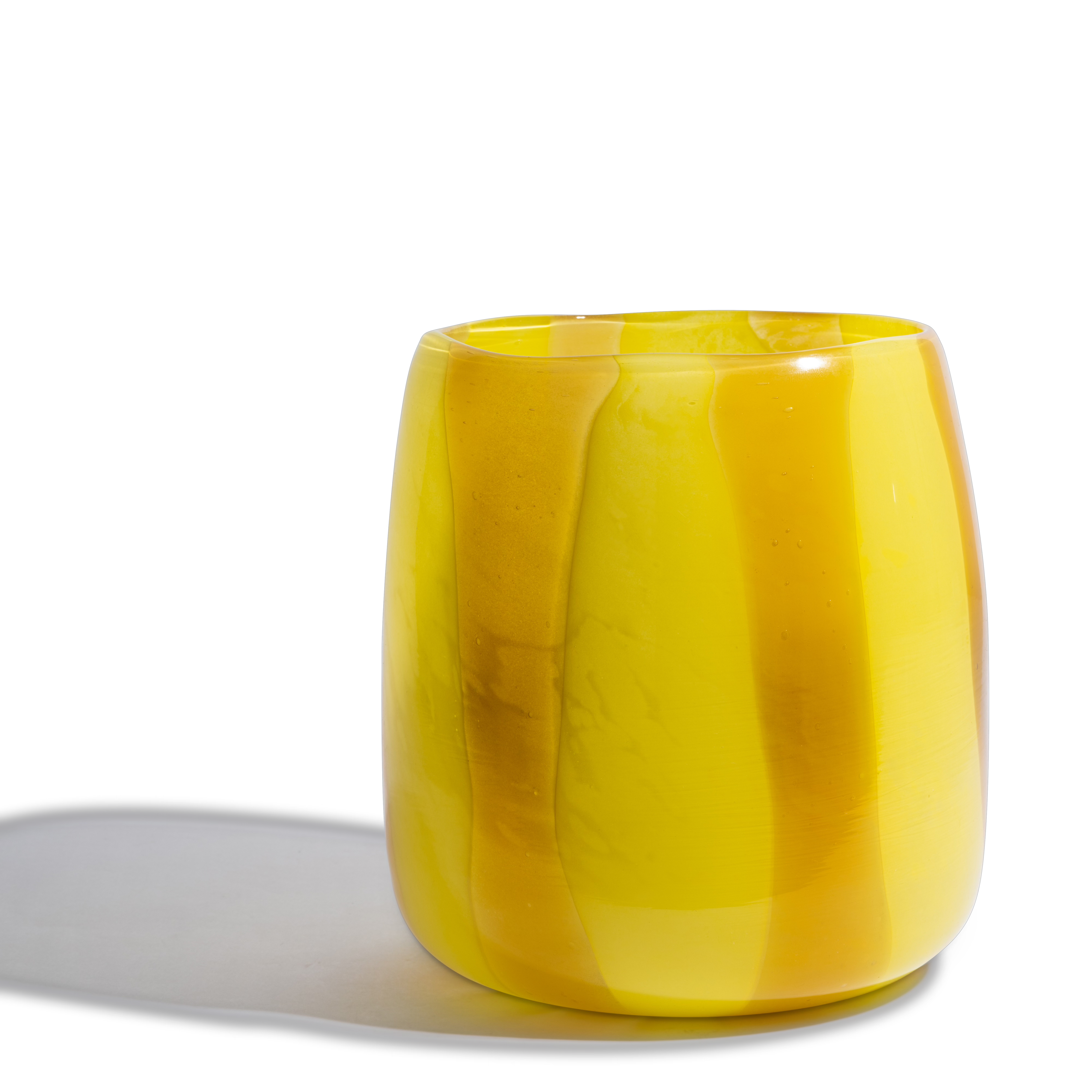 Vase med Solopgangens Glød 18x18xH19