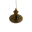 Pompon i Genbrugspapir - Gold 9 cm.
