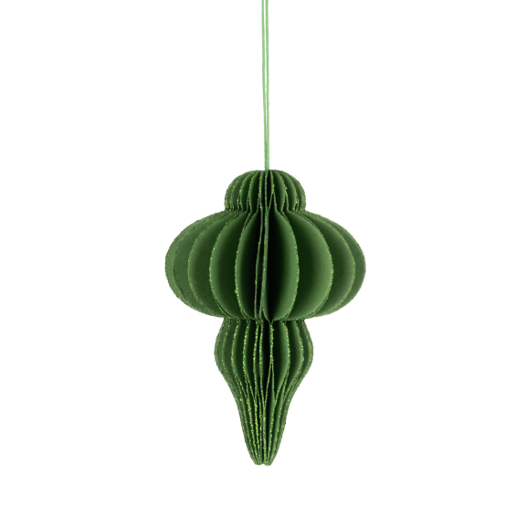 Grøn Chandelier 12.5 cm.