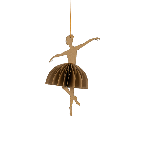 Beige Ballerina 11,5 x 12 cm