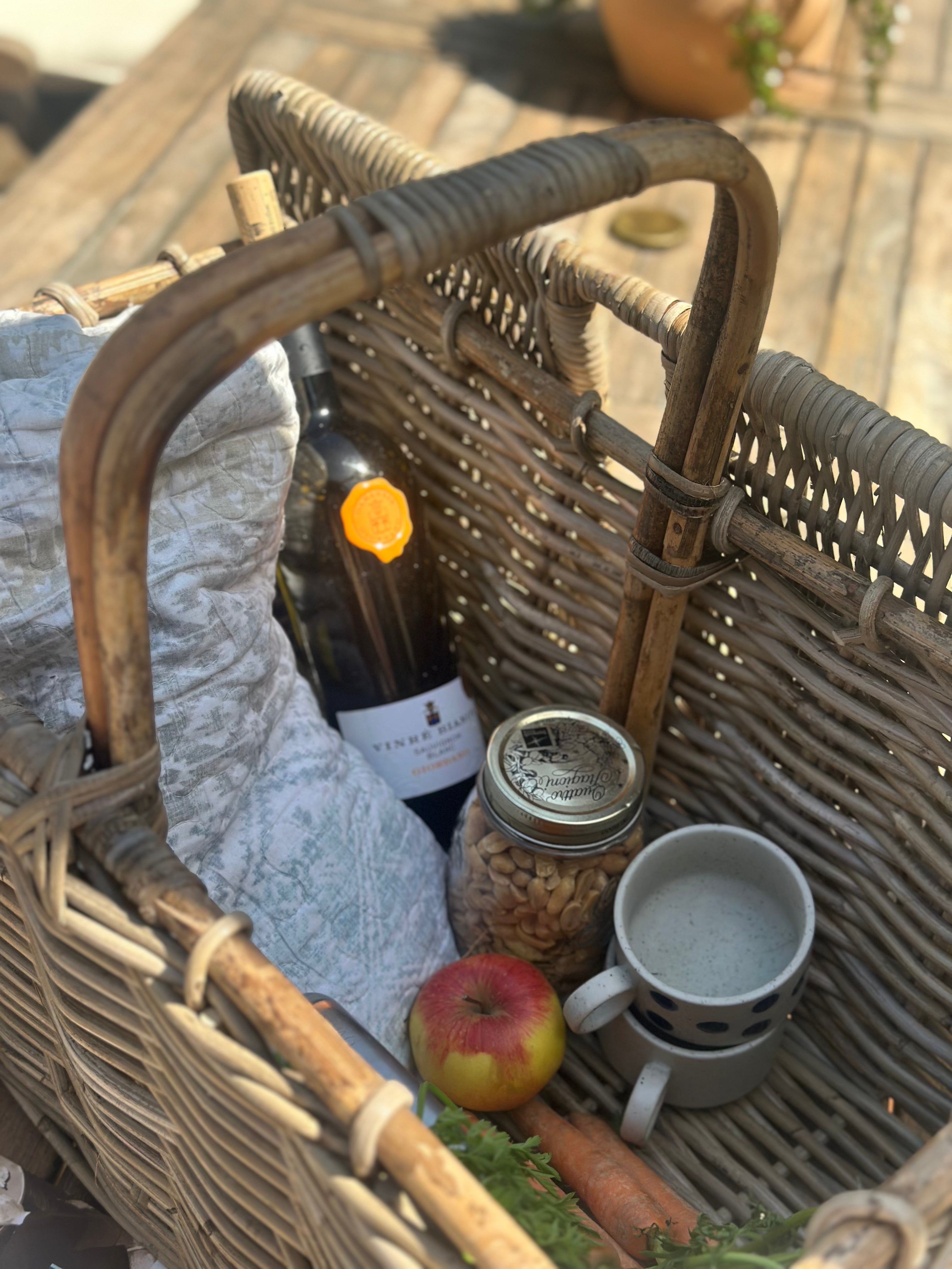 Picnic kurv med låg