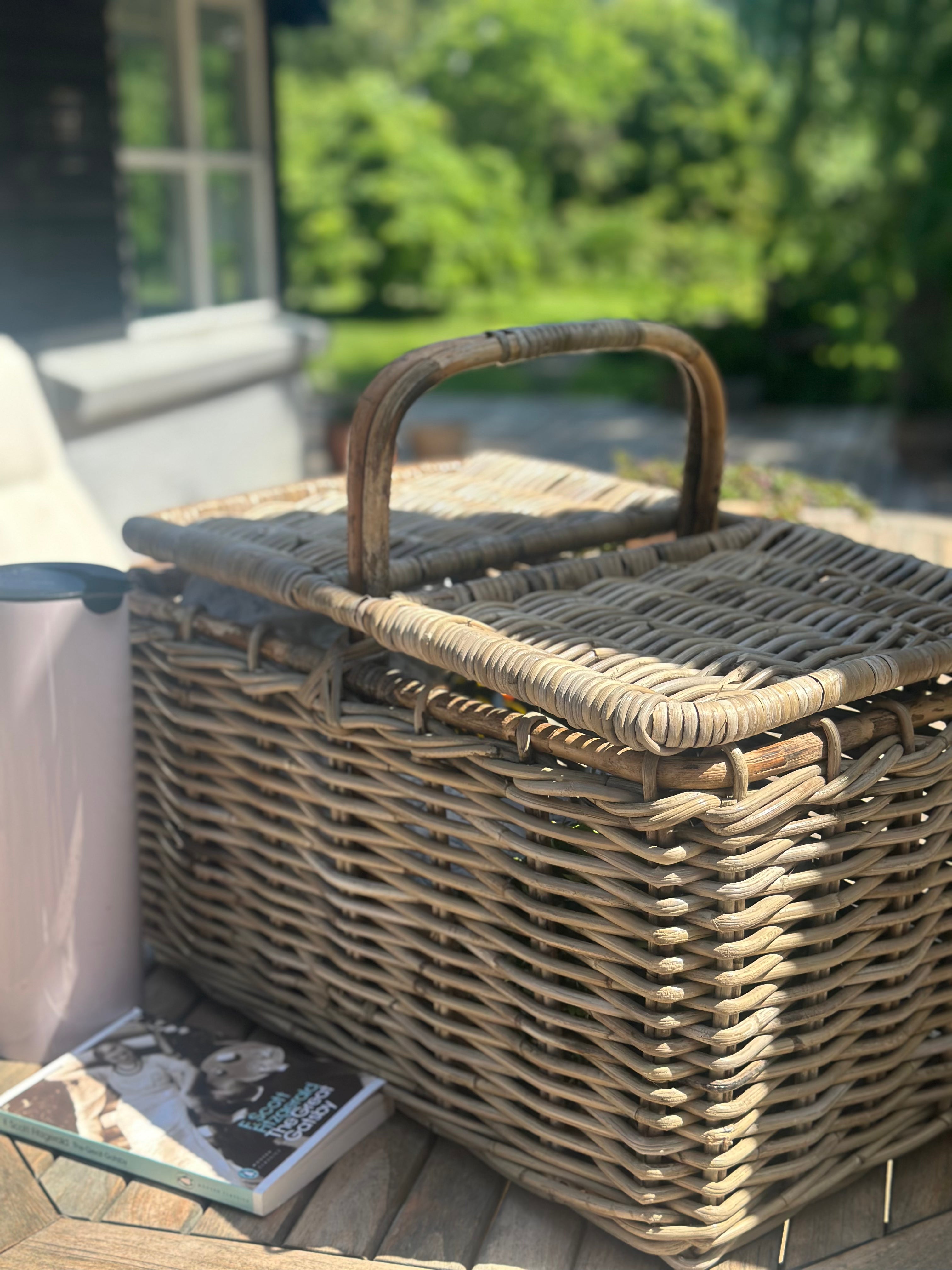 Picnic kurv med låg