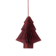 Rød Juletræ 10 cm.
