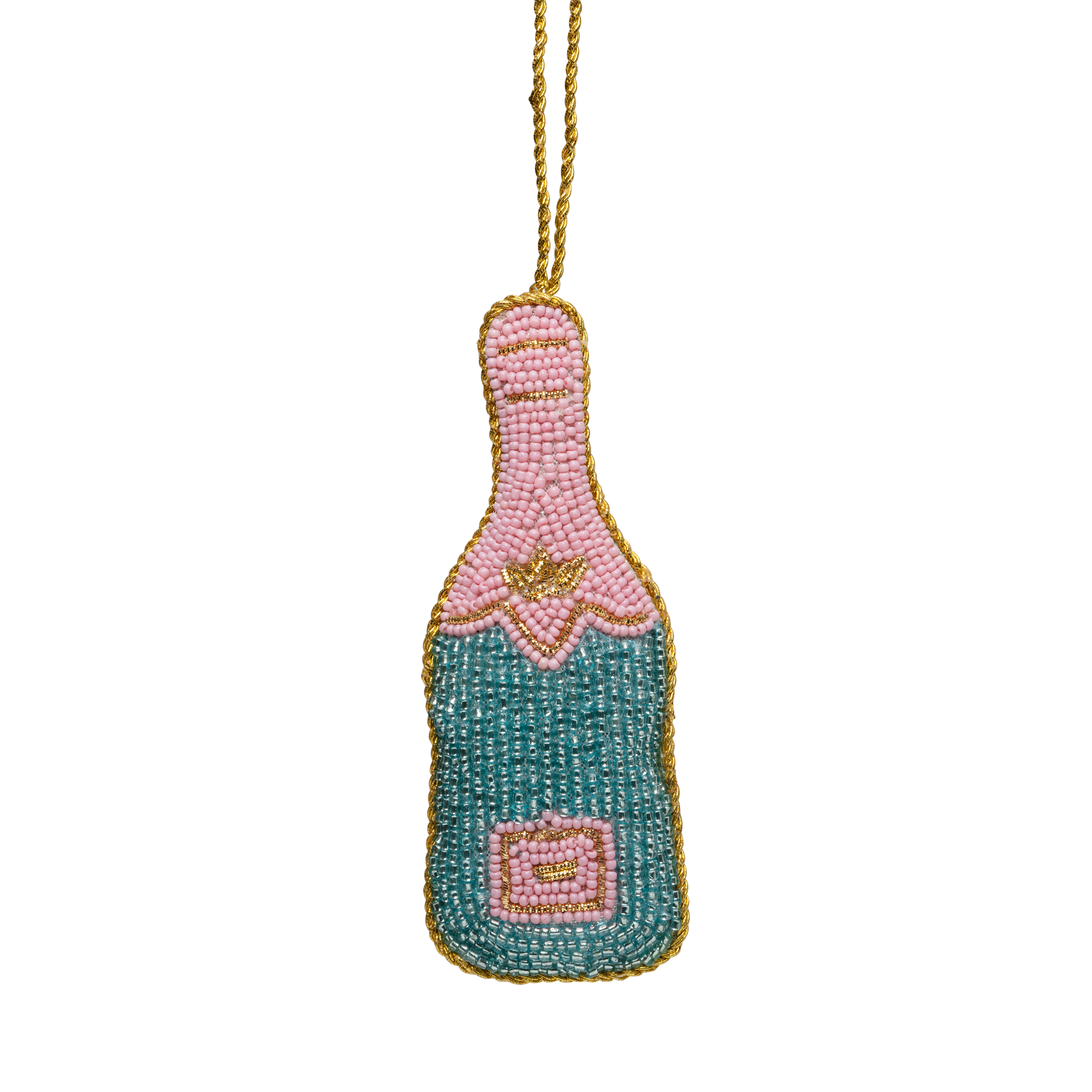 Perlebroderet Champagne