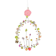 Rosa påskeæg 20x15 cm.